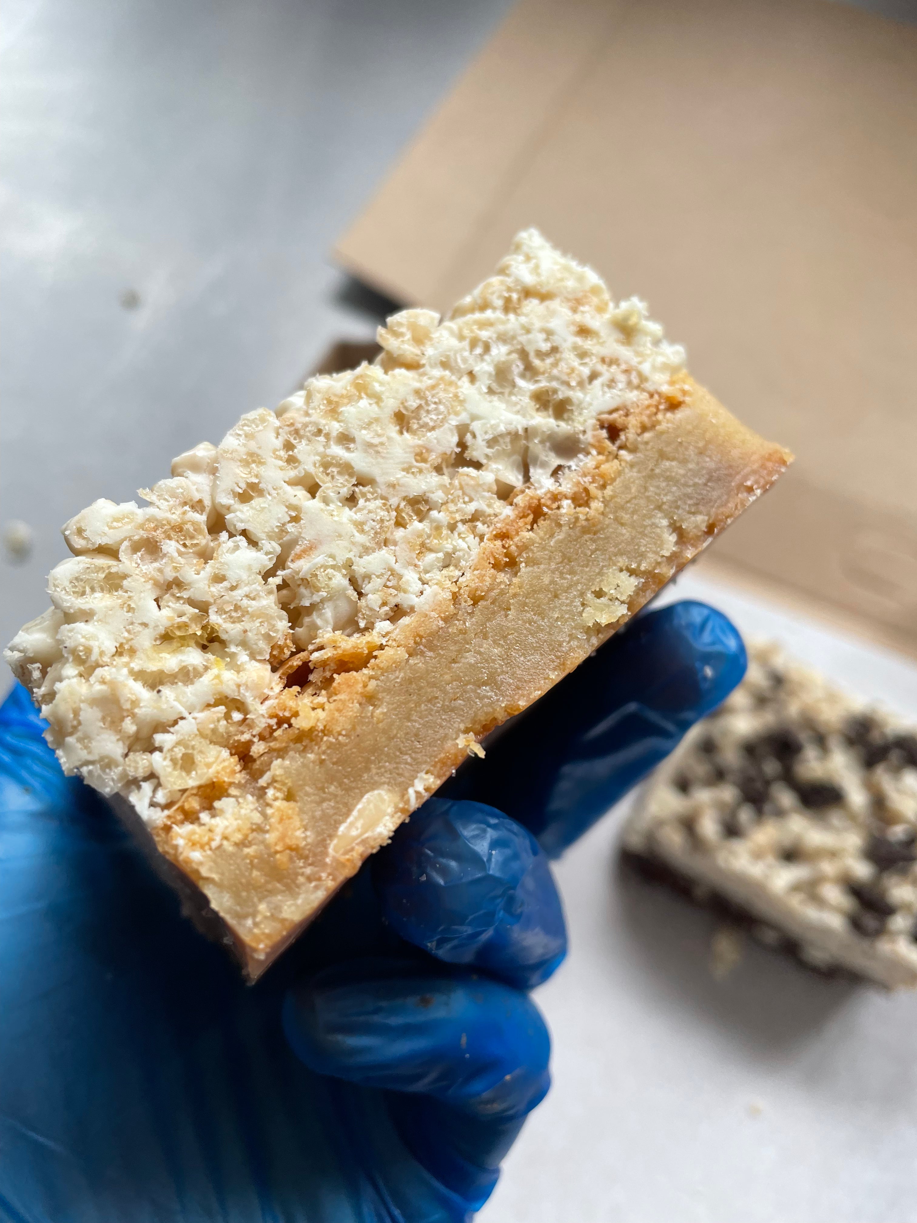 White Chocolate Caramac Crispy Box Darciemaes food