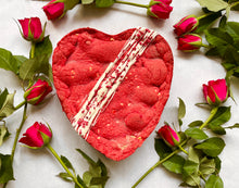 Load image into Gallery viewer, Large Red Velvet Cookie Dough Heart