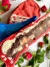 Load image into Gallery viewer, Large Red Velvet Cookie Dough Heart
